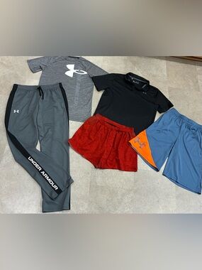 Boys LULULEMON/UNDER ARMOUR Shorts…Sweatpants…Shirts Lot, sz XL